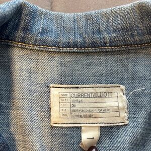 Current/Elliott Classic Blue Denim Jacket